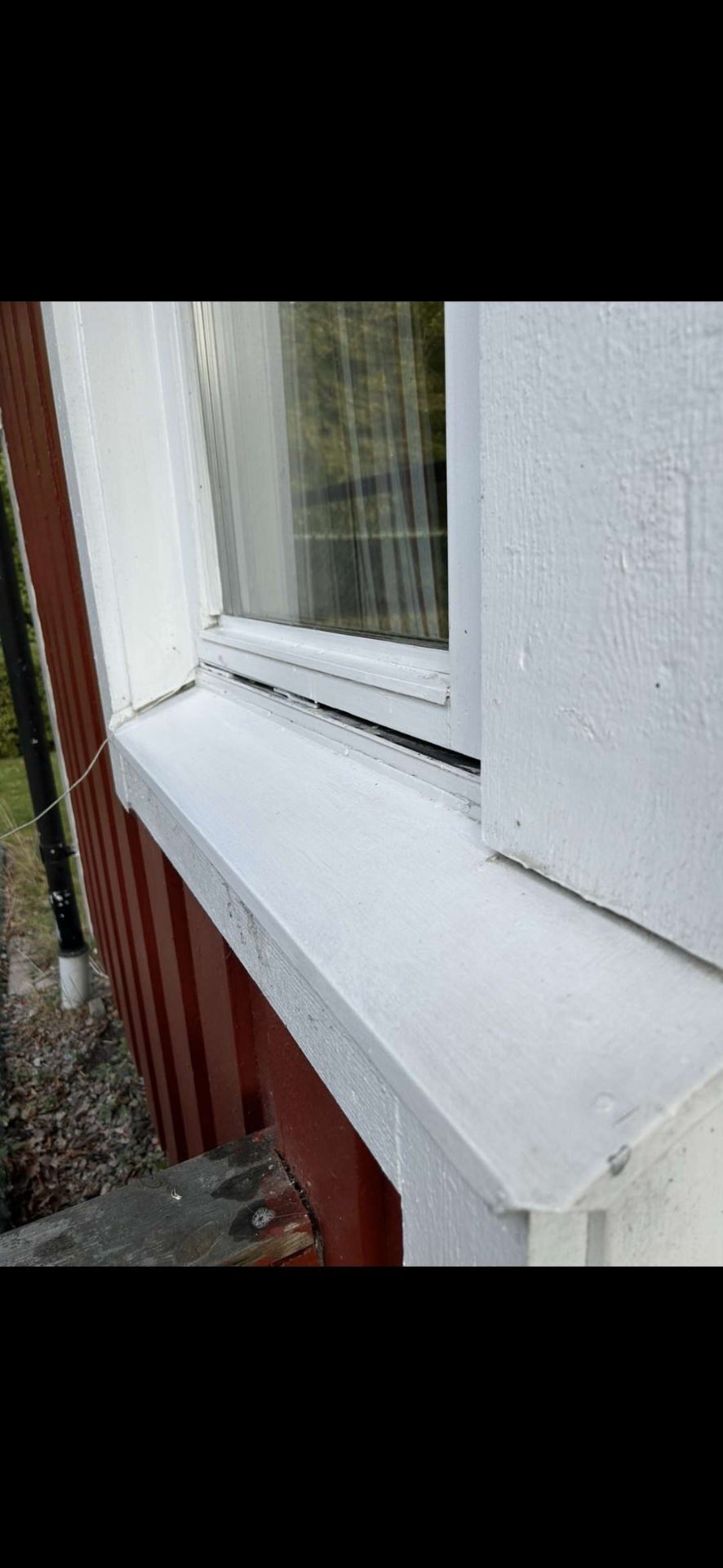 Efter: Fönsterbräda & karm